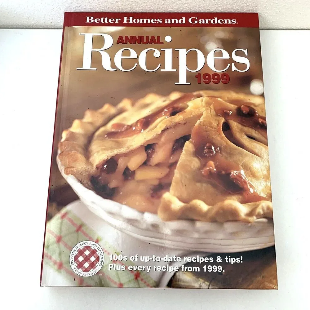 Lot of 5 Better Homes and Gardens Cookbooks 1998-2000 Annual Collections & More